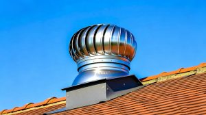 Self-rotating non-powered ventilator